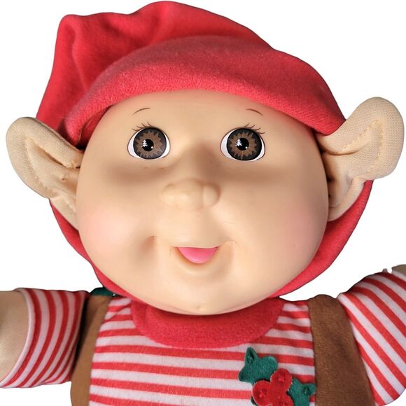 Vintage Cabbage Patch Kids Elf Baby Doll Stuffed 13” Christmas 1992 - Picture 2 of 9